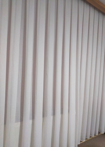 Beyaz Düz Perde - Görsel 3