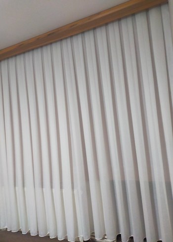 Beyaz Düz Perde - Görsel 2