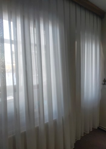 Beyaz Düz Perde - Görsel 6