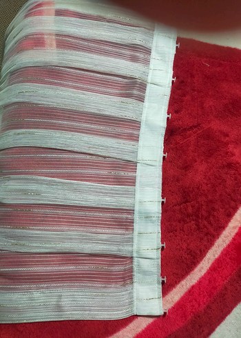 Beyaz Düz Modern Tül Perde - Görsel 6