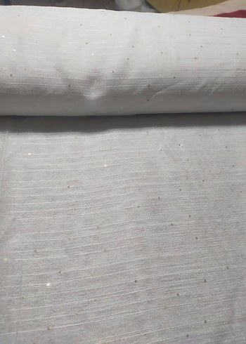 Gold pul detaylı tül perde - Görsel 3