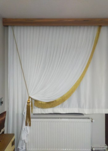 Püsküllü Altın Renk Kadın Vücut Zinciri - Görsel 4