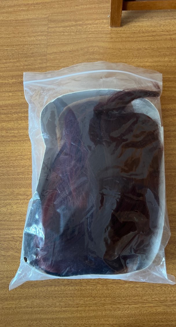 Bordo Parlak Kadın Saç Aksesuarı - Görsel 2