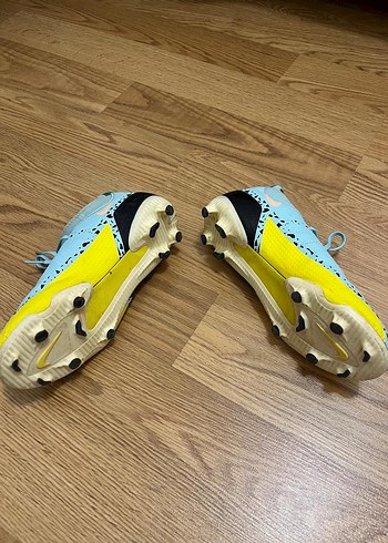 Mavi Pastel Erkek Futbol Ayakkabısı Velcro - Görsel 3
