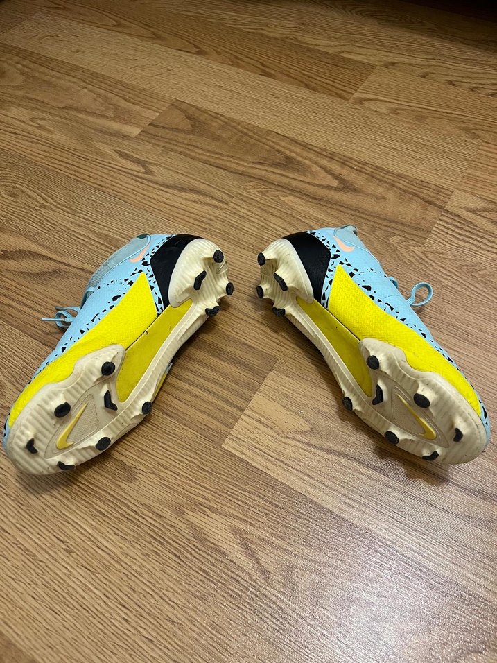 Mavi Pastel Erkek Futbol Ayakkabısı Velcro - Görsel 3