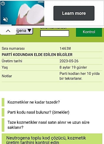 Beden neutrogena yüz yıkama köpüğü