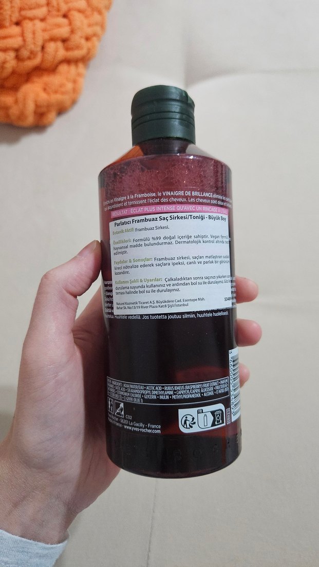 Yves Rocher Parlaklık Veren Sirke 400 ml - Görsel 2