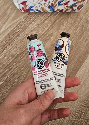 Yves Rocher frambuazlı veya Hindistan Cevizi El Kremi