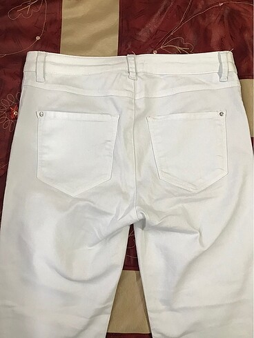 m Beden Beyaz Pantolon
