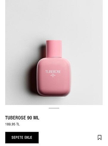 zara tuberose parfüm