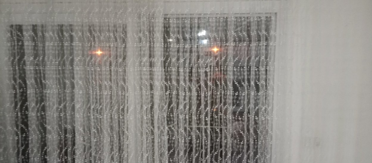 İşlemeli Beyaz Bohem Perde - Görsel 4