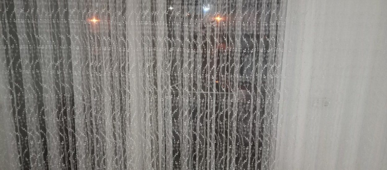 İşlemeli Beyaz Bohem Perde - Görsel 3