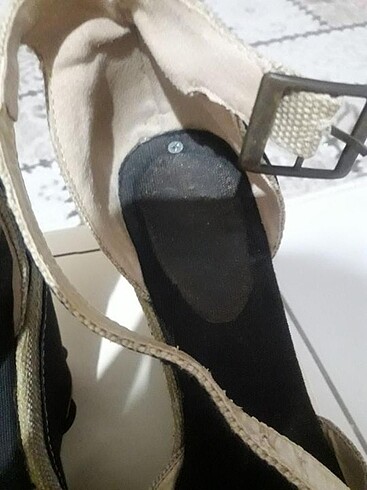 36 Beden lacivert Renk Kadın dolgu topuk ayakkabı