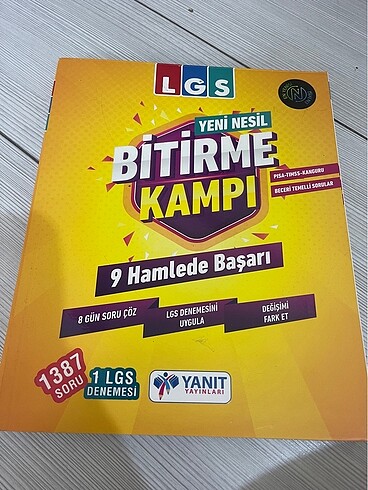 lgs yanıt yayınları bitirme kampı