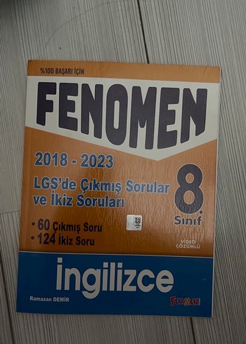 Fenomen 8. Sınıf İngilizce LGS Soru Bankası