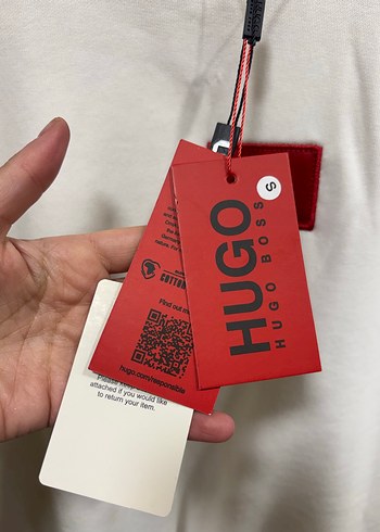 s Beden beyaz Renk Hugo boss orjinsl üründür