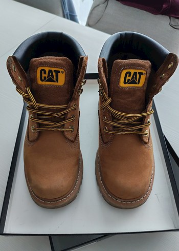 CAT Kadın Tarçın 36 numara Deri Dolgu Topuklu Bot - Görsel 2