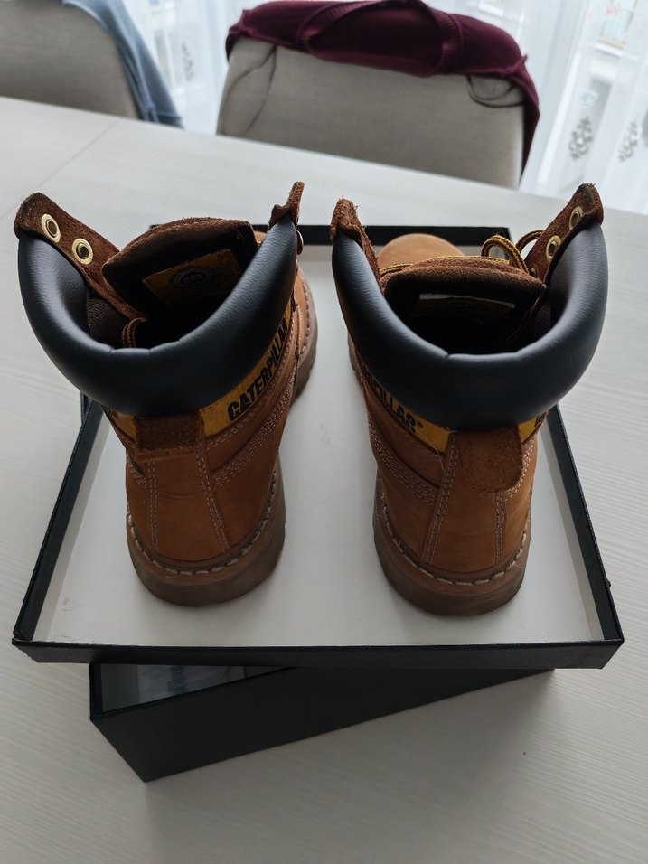 CAT Kadın Tarçın 36 numara Deri Dolgu Topuklu Bot - Görsel 4