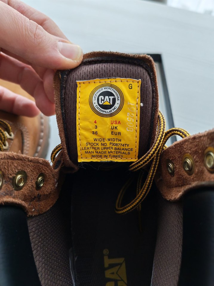 CAT Kadın Tarçın 36 numara Deri Dolgu Topuklu Bot - Görsel 5