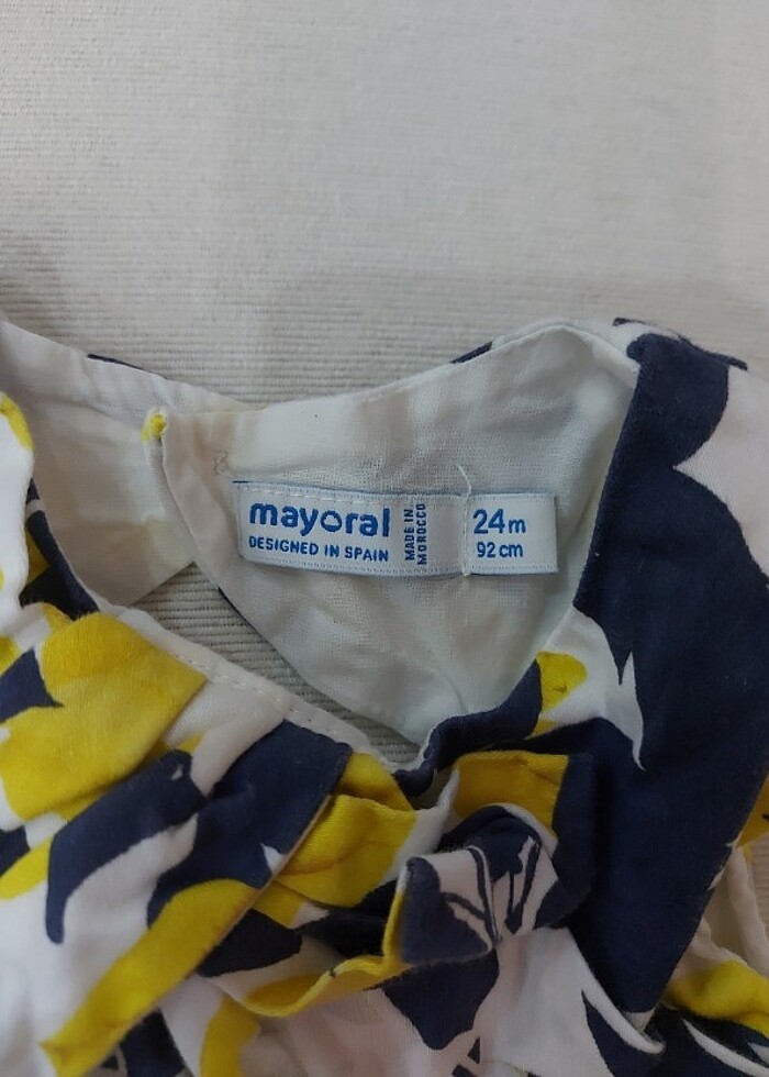 Mayoral baby elbise 24 M - Görsel 3