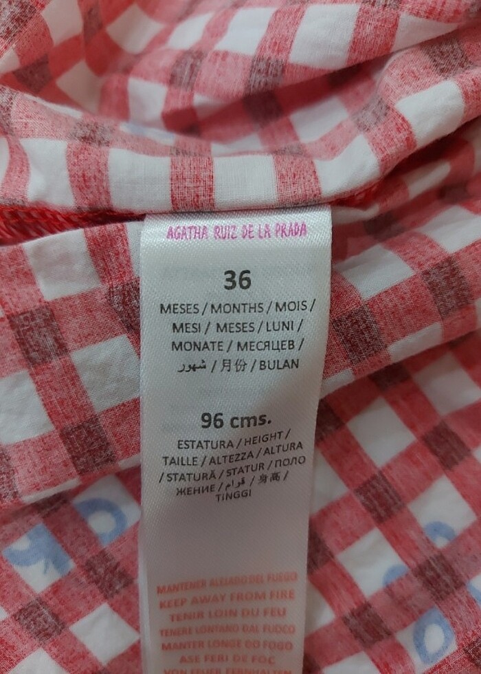 Agatha Ruiz De La Prada baby elbise 36 M - Görsel 4