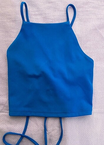 m Beden stradivarius mavi crop