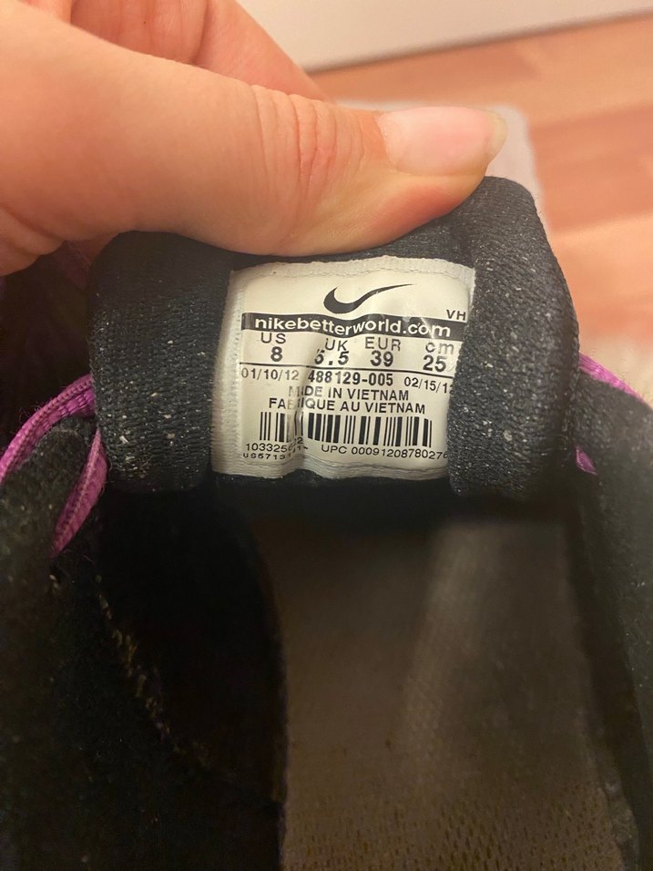 Nike Mor Bağcıklı Kadın Spor Ayakkabı - Görsel 5