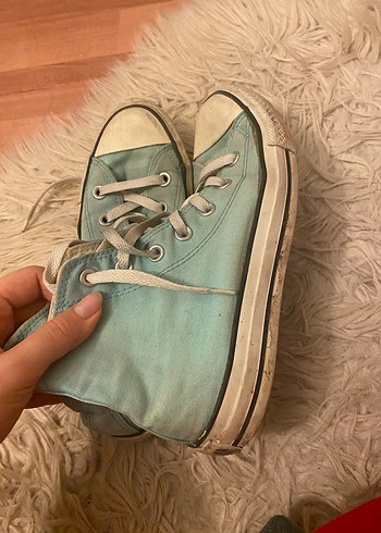 Mavi Kadın Converse Ayakkabı& Gri/Yeşil Converse& Nike Ayakkabı - Görsel 5