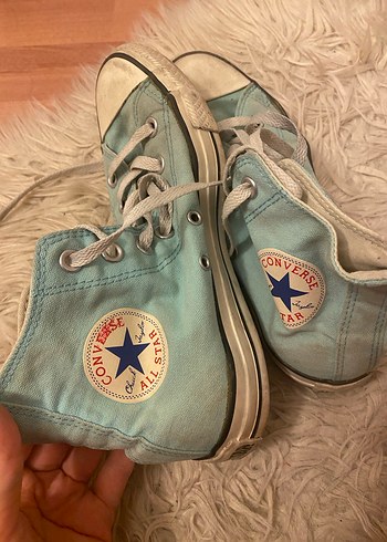 Mavi Kadın Converse Ayakkabı& Gri/Yeşil Converse& Nike Ayakkabı - Görsel 3