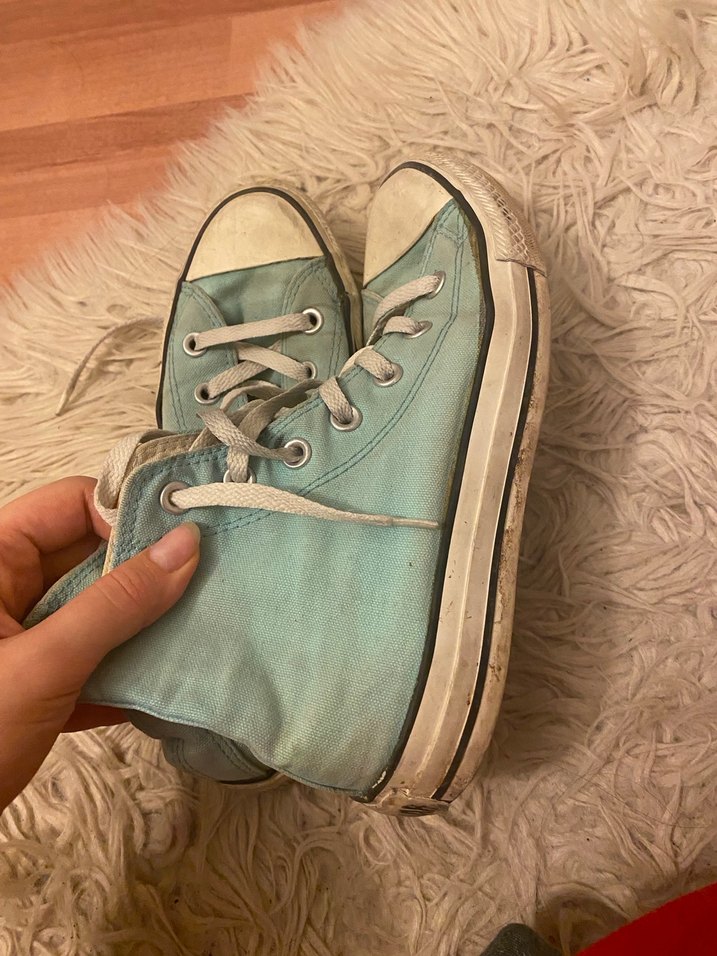 Mavi Kadın Converse Ayakkabı& Gri/Yeşil Converse& Nike Ayakkabı - Görsel 5