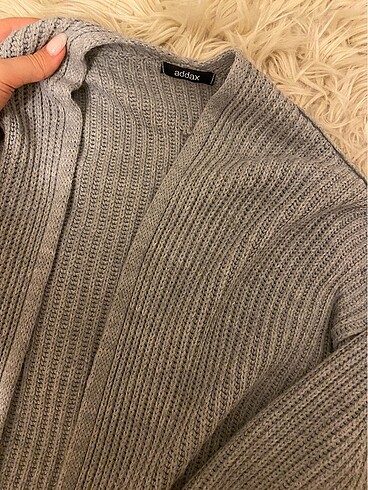 universal Beden gri Renk Oversize hırka