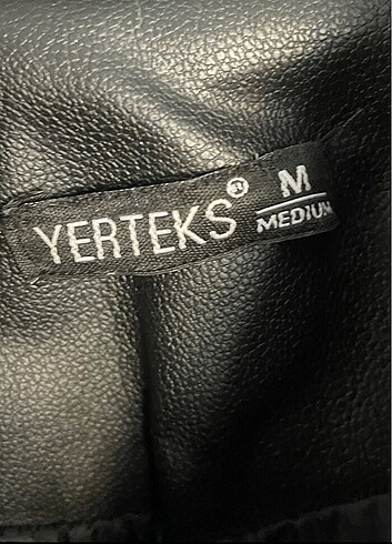 m Beden siyah Renk Deri ceket