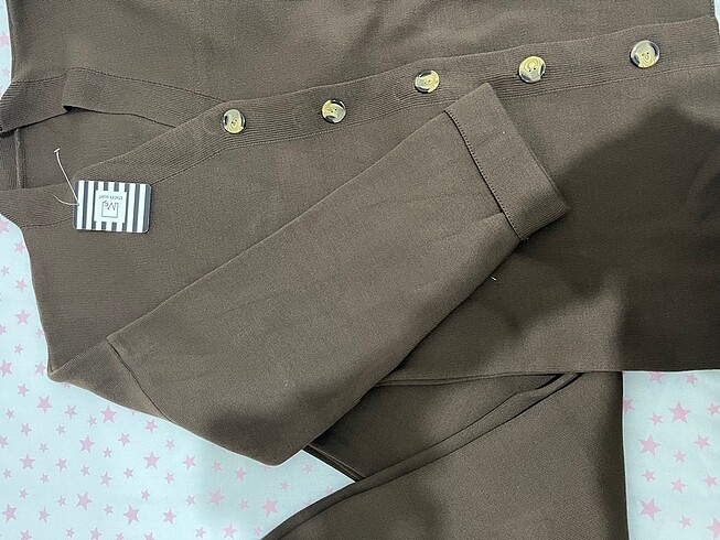 Zara kahve triko takım