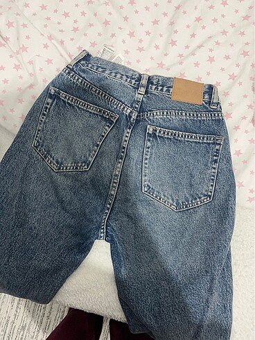 36 Beden mavi Renk Pull&Bear Basic Mom Jean