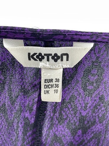 38 Beden mor Renk Koton Bluz %70 İndirimli.