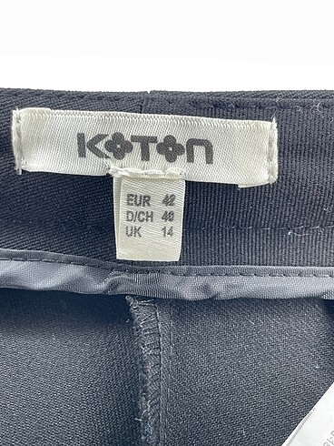 42 Beden siyah Renk Koton Kumaş Pantolon %70 İndirimli.