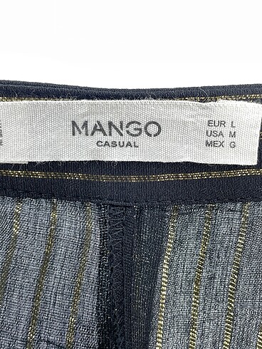 l Beden siyah Renk Mango Düz Kesim %70 İndirimli.