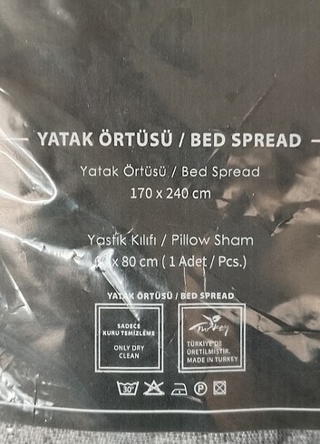 Beden Tek Kişilik Yatak Örtüsü Yastık Kılıfı
