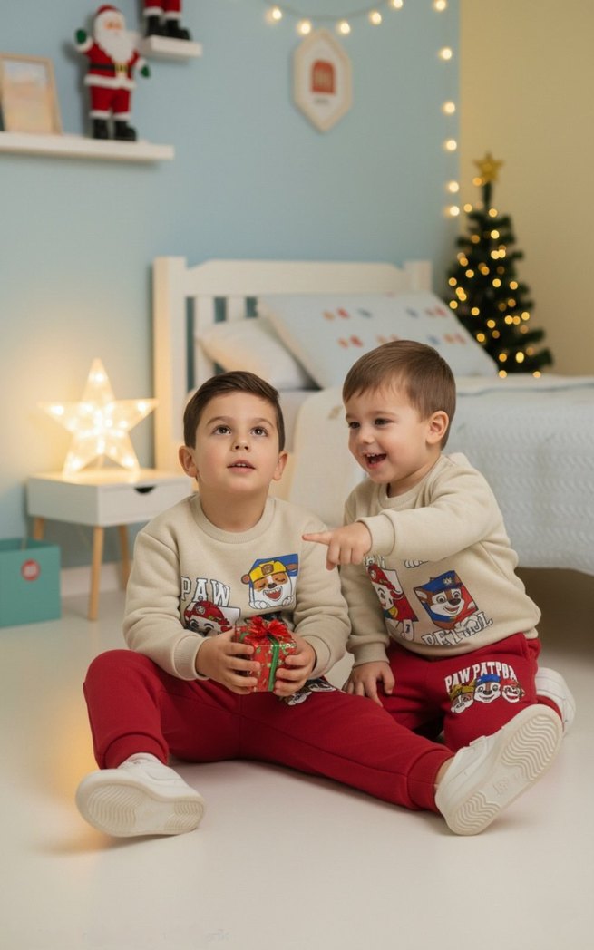 Erkek Çocuk Sweatshirt takım - Görsel 2