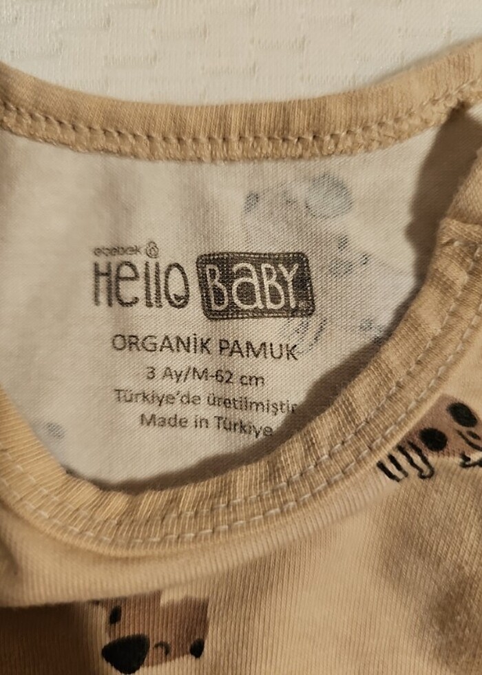 Bebek zıbın body - Görsel 3