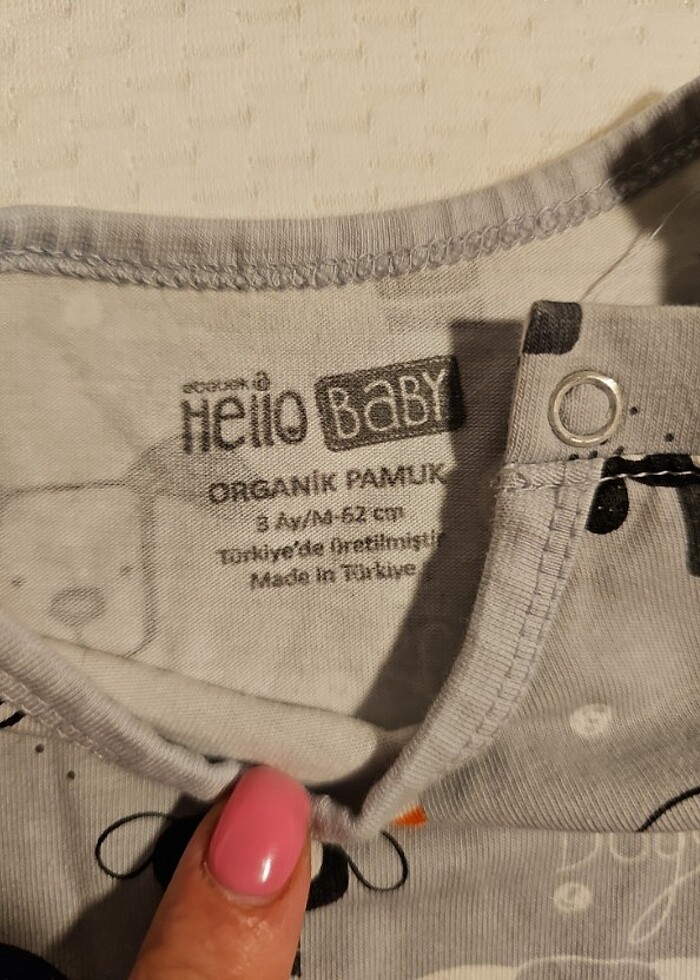 Bebek zıbın body - Görsel 5