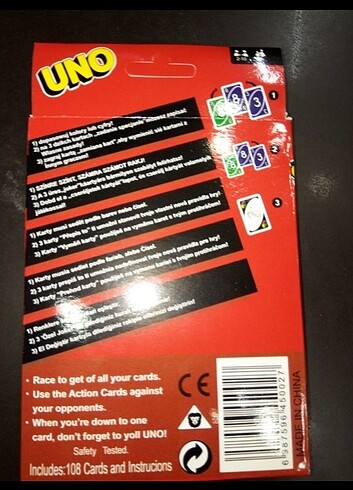 Uno Oyun Kartları