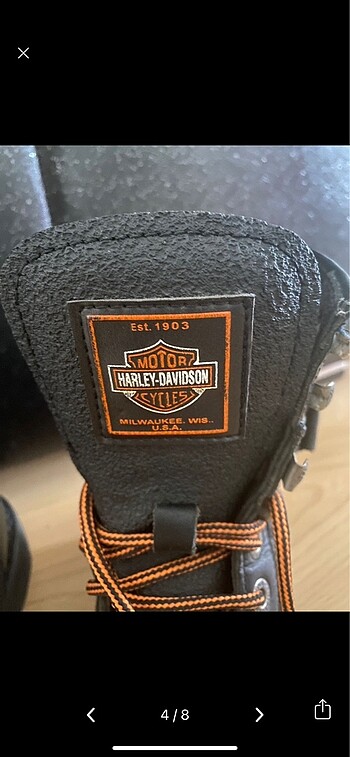 37 Beden siyah Renk harley davidson bot