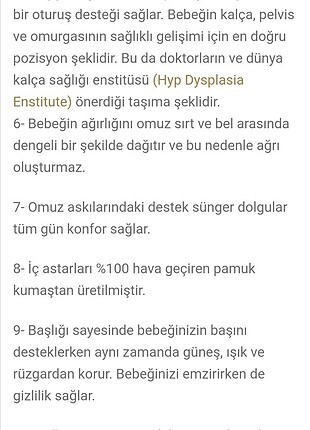 Diğer Ergonomik Kanguru