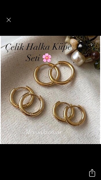 Çelik #küpeset