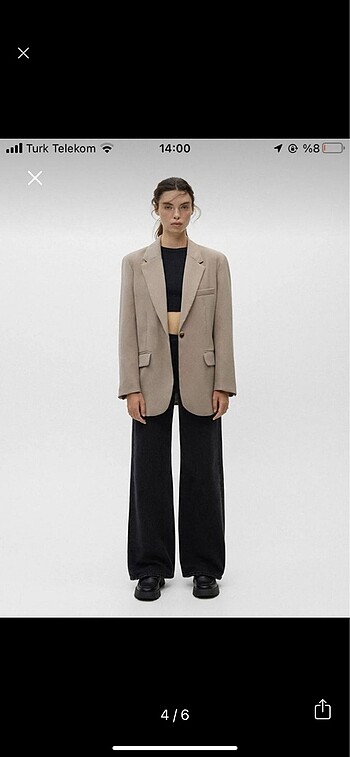 PullandBear Blazer Ceket - Görsel 4