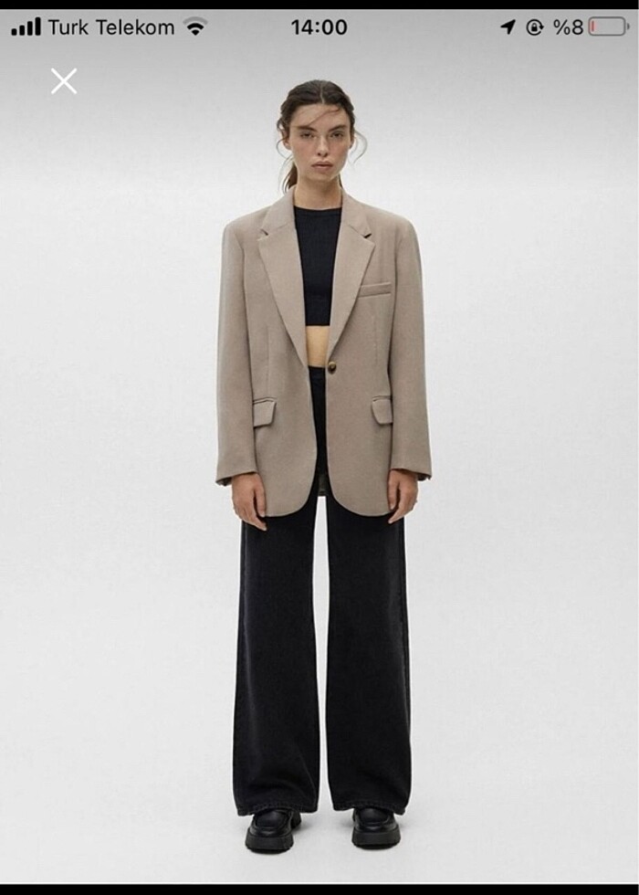 PullandBear Blazer Ceket - Görsel 4