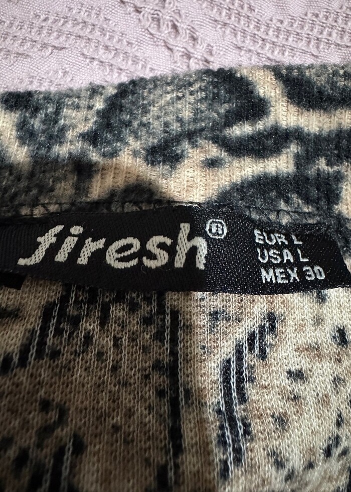 Leopar desenli etek - Görsel 2