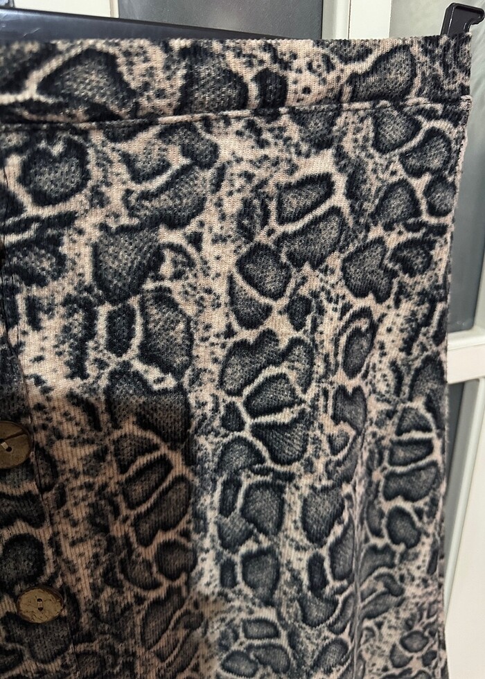 Leopar desenli etek - Görsel 3