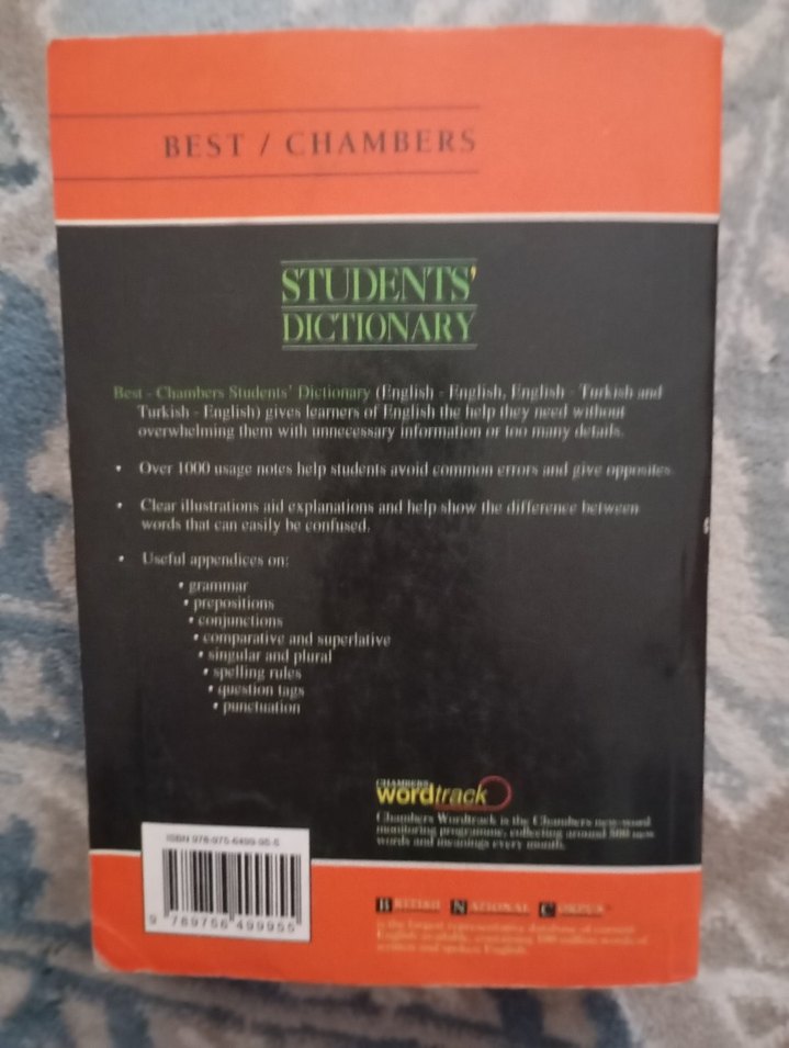 Best Chambers Students' Dictionary Öğrenci Sözlüğü - Görsel 2